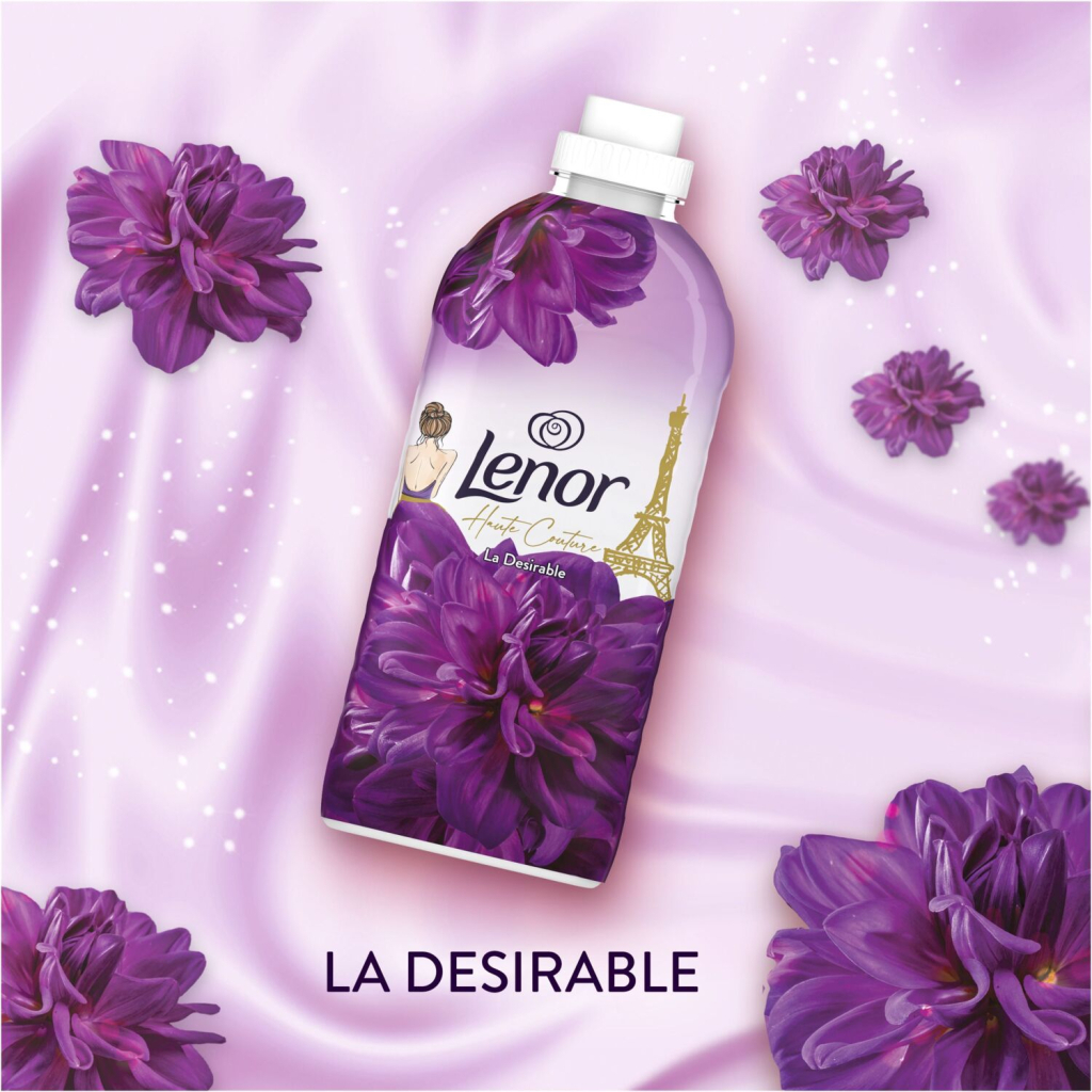 Кондиціонер для білизни Lenor Висока мода Жаданий 1.239 л (8700216724203) - изображение 2