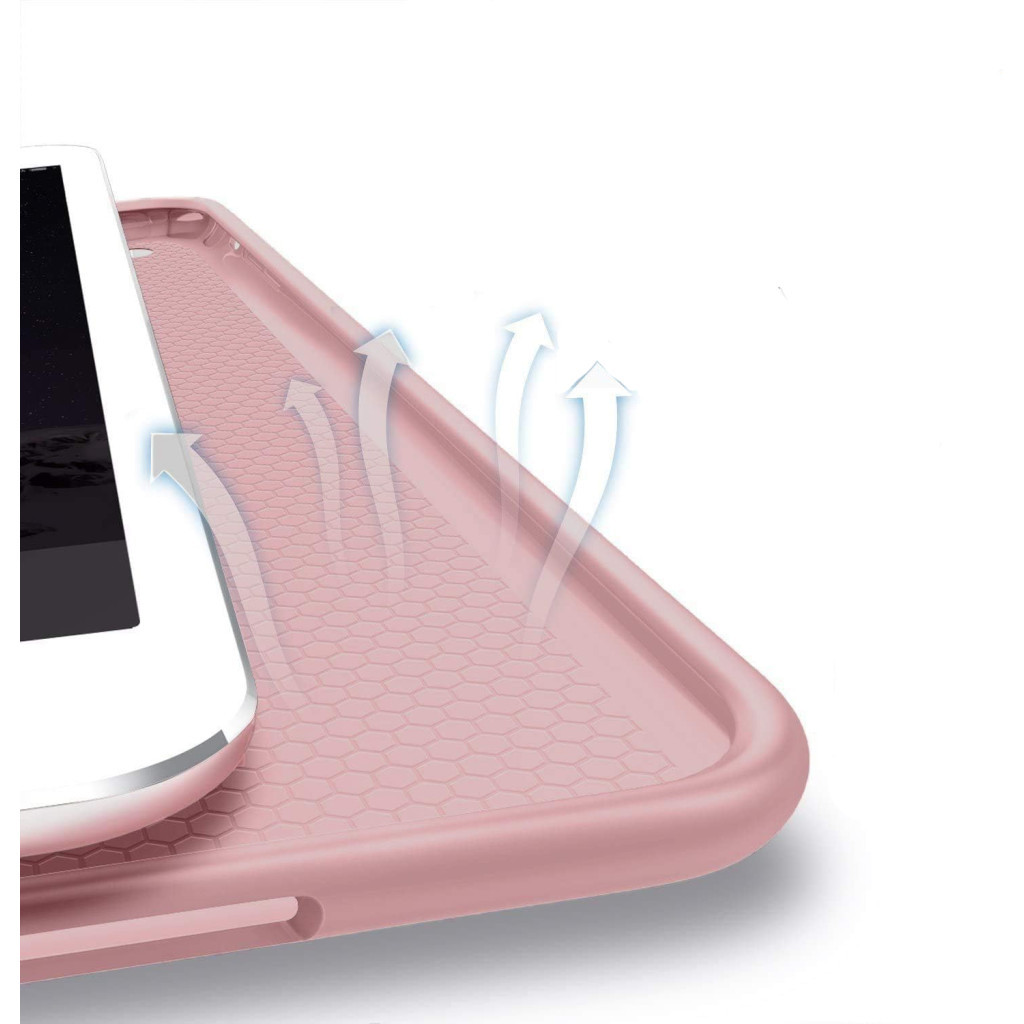 Чохол до планшета BeCover Tri Fold Soft TPU Silicone Apple iPad Air 11" M2/M3 (2024/2025) Pink (711410) - зображення 4