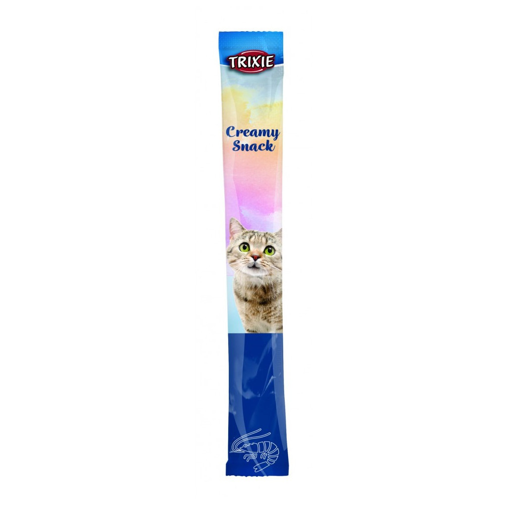Ласощі для котів Trixie Creamy Snacks креветки 5х14 г (4011905426822) - зображення 2