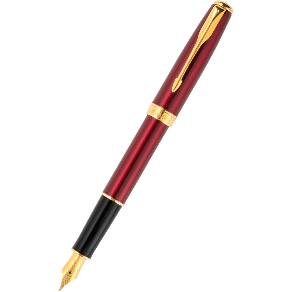 Ручка пір'яна Parker P РП Sonnet F31R GT червоний лак (F31R GT) - зображення 2