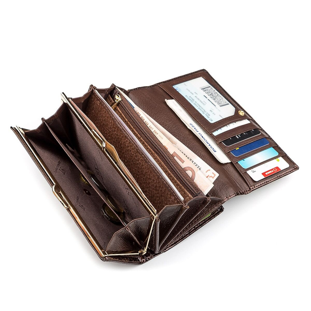 Гаманець ST Leather Коричневий (18431) - зображення 7