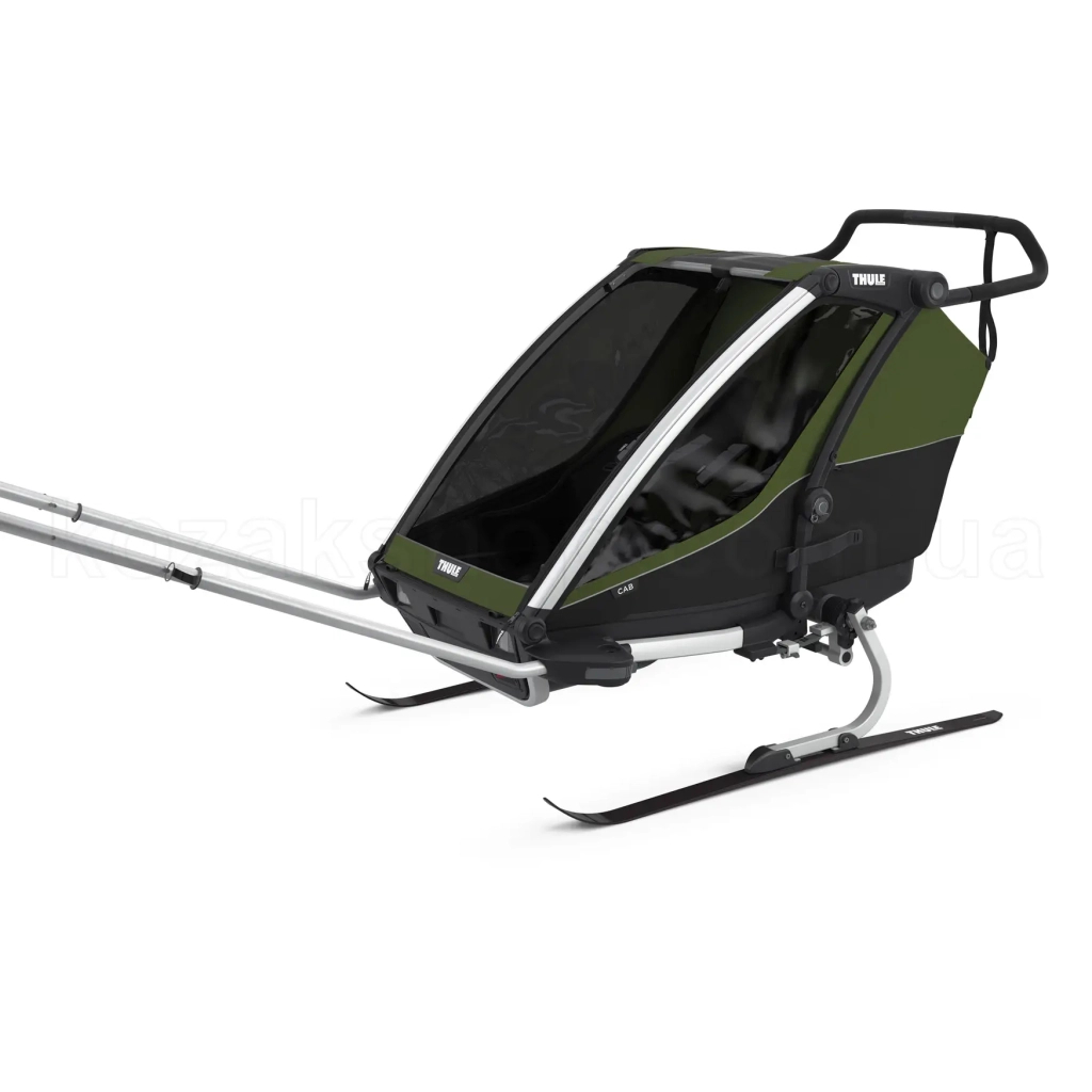 Коляска Thule Chariot Cab Double (Cypress Green) (TH 10204021) - зображення 12