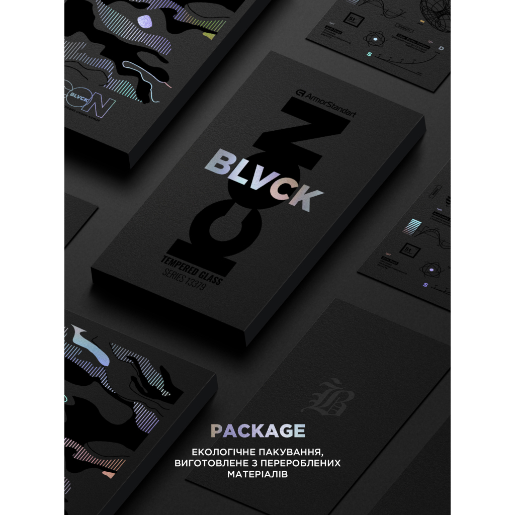 Скло захисне Armorstandart Supreme Plus Black Icon Apple iPhone 16 Plus (ARM81396) - зображення 11