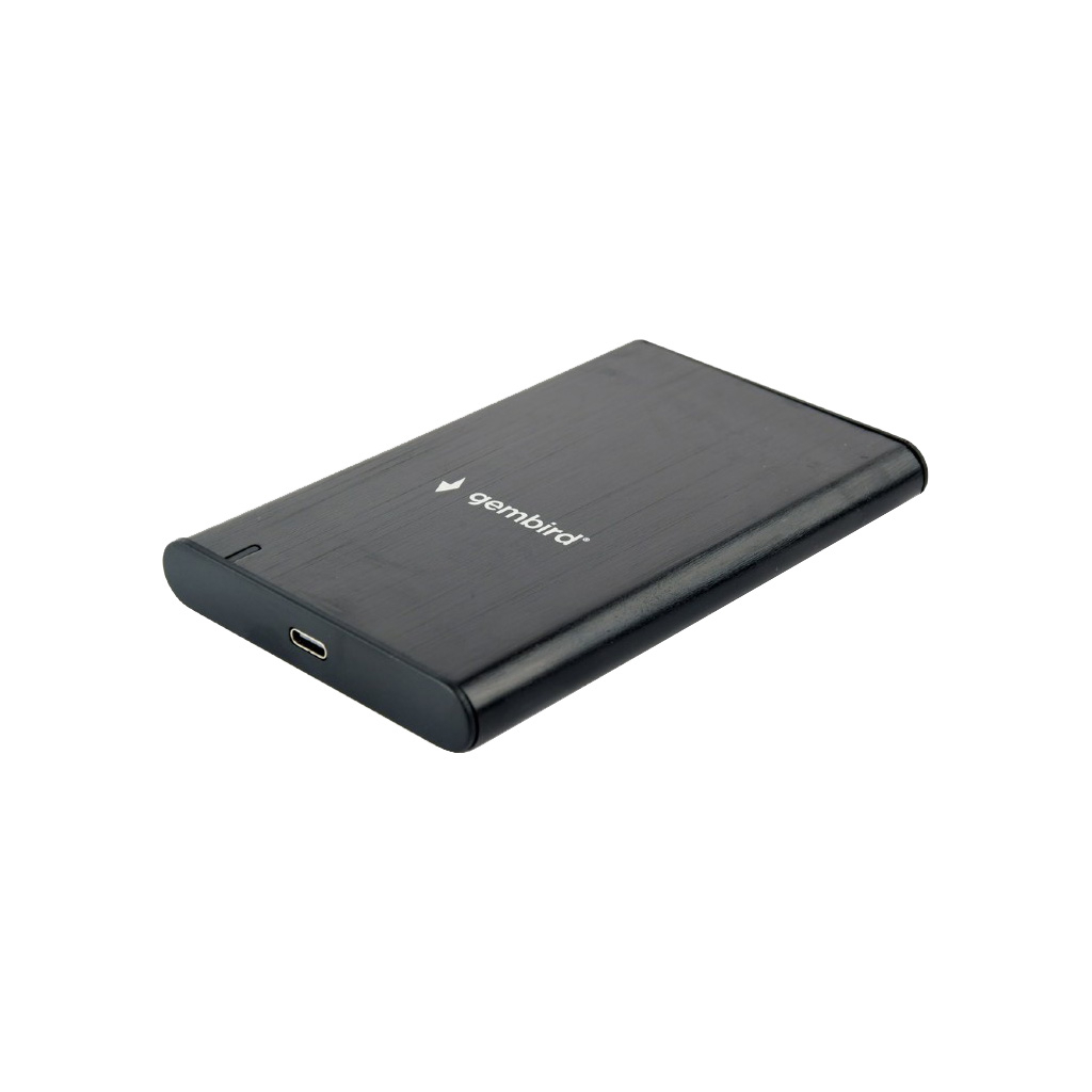 Кишеня зовнішня Gembird 2.5" USB3.1 alum black (EE2-U3S-6) - зображення 1