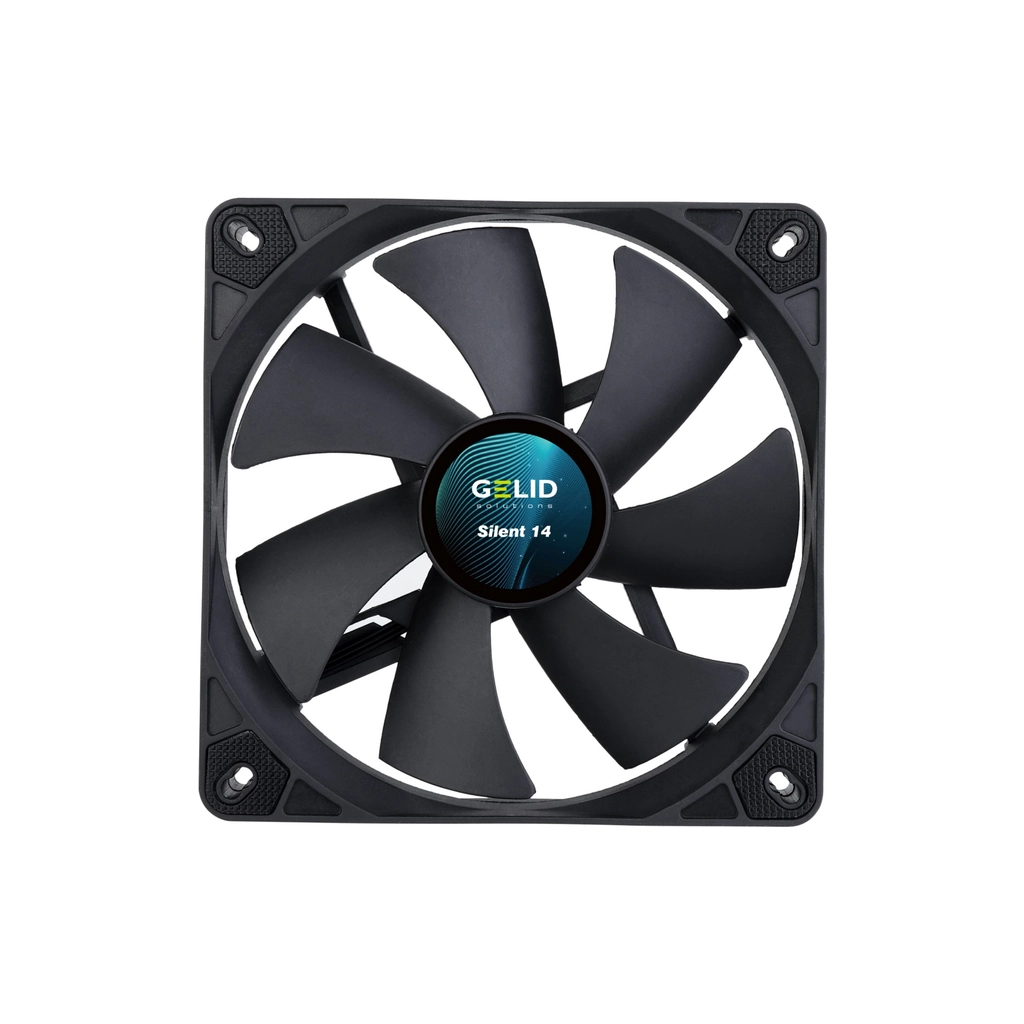 Кулер до корпусу Gelid Solutions Silent 14 Black 140 mm (FN-PX14-11) - зображення 1