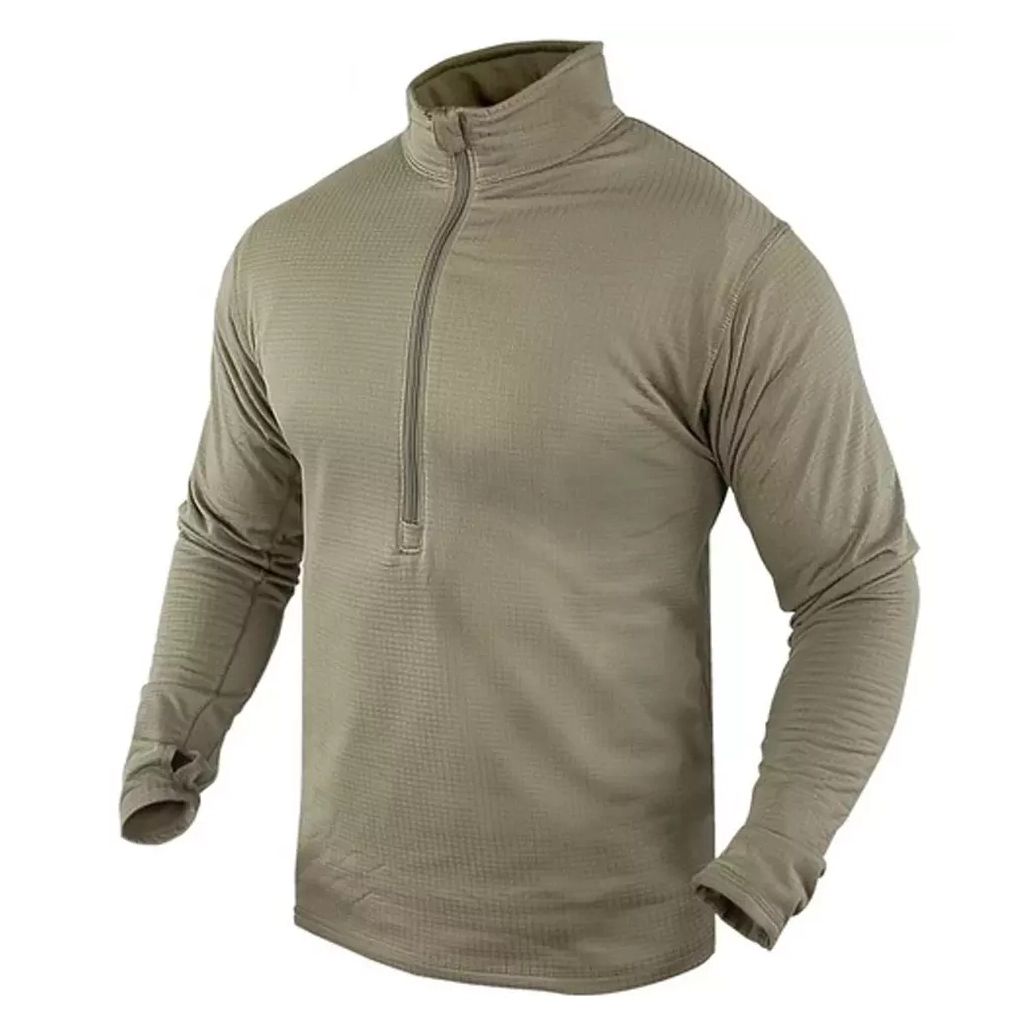 Термокофта Condor Base II Zip L (tan) (603-499) - зображення 1