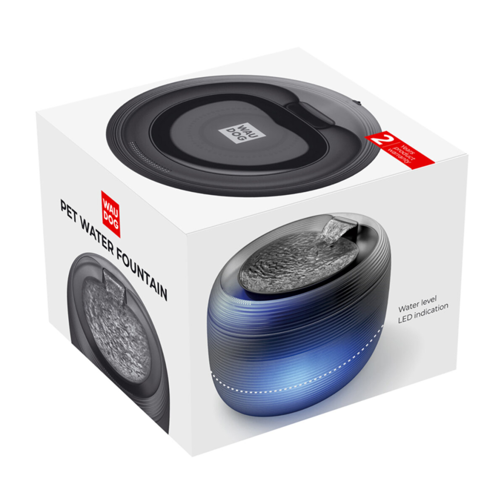 Універсальний посуд для тварин WAUDOG Фонтан-поїлка автоматичний з підсвіткою 2.5 л (5069) - зображення 3