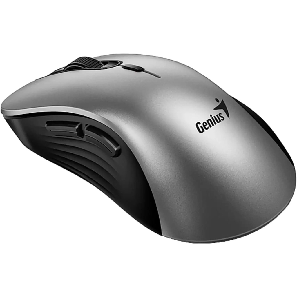 Мишка Genius Ergo 8100S AI Silent Wireless Grey (31030040404) - зображення 2