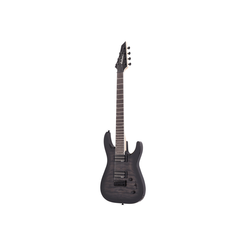 Електрогітара Jackson Guitars JS22Q-7 DKA Dinky Arch TOP HT Transparent Black Burst (231252) - зображення 4