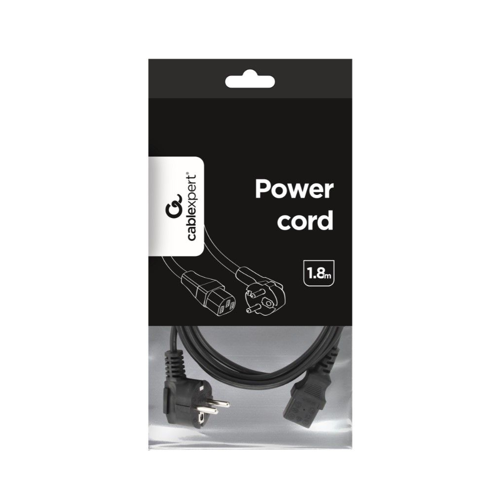 Кабель живлення C13 1m Cablexpert (PC-186-1M) - изображение 3