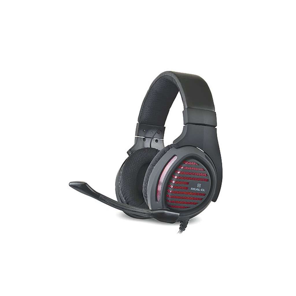 Навушники REAL-EL GDX-7880 Black - зображення 1