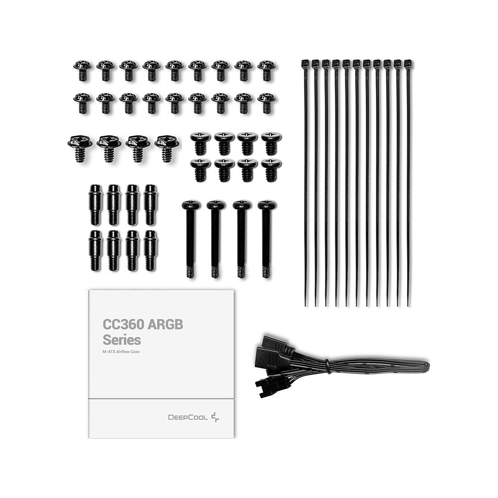 Корпус Deepcool CC360 WH ARGB (R-CC360-WHAPM3-G-1) - зображення 11