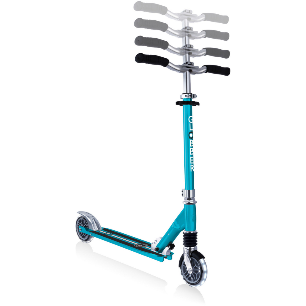 Самокат Globber Flow Element Comfort Lights колеса з підсвічуванням Блакитний (727-301) - зображення 3