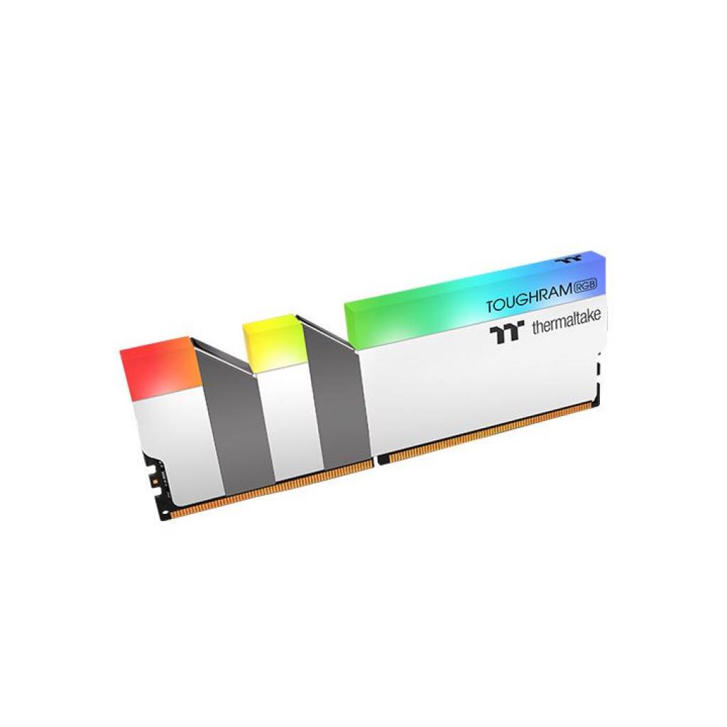 Модуль пам'яті для комп'ютера DDR4 16GB (2x8GB) 4600 MHz Toughram White RGB ThermalTake (R022D408GX2-4600C19A) - зображення 5