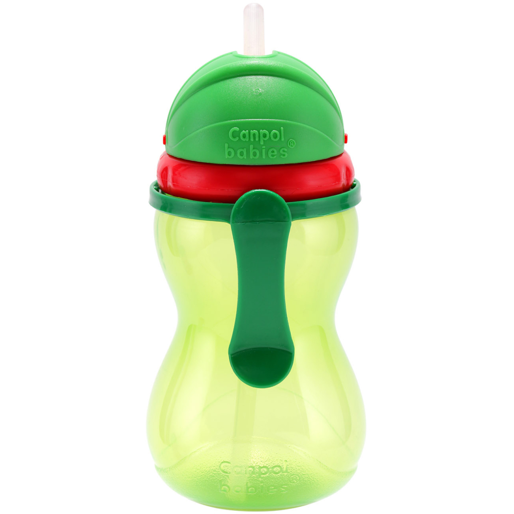Поїльник-непроливайка Canpol babies 370 мл салатовий (56/113_gre) - зображення 4