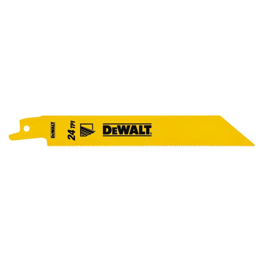 Полотно DeWALT пиляльне біметалеве, чистий пропил, 152 мм, 23 TPI, 5 шт (DT2385) - зображення 2
