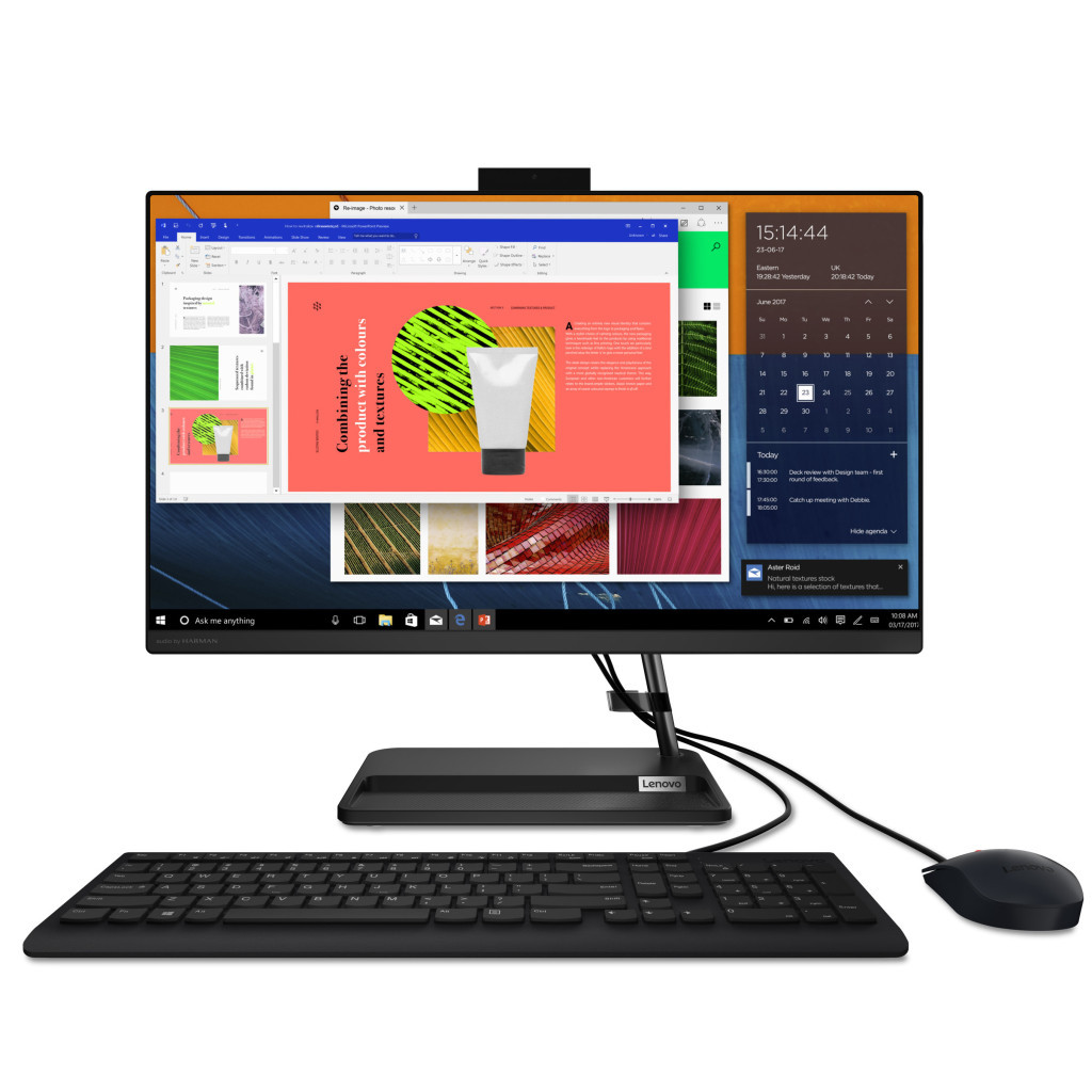 Комп'ютер Lenovo IdeaCentre AiIO 3 24ALC6 / Ryzen5 5500U (F0G1006UUA) - зображення 11