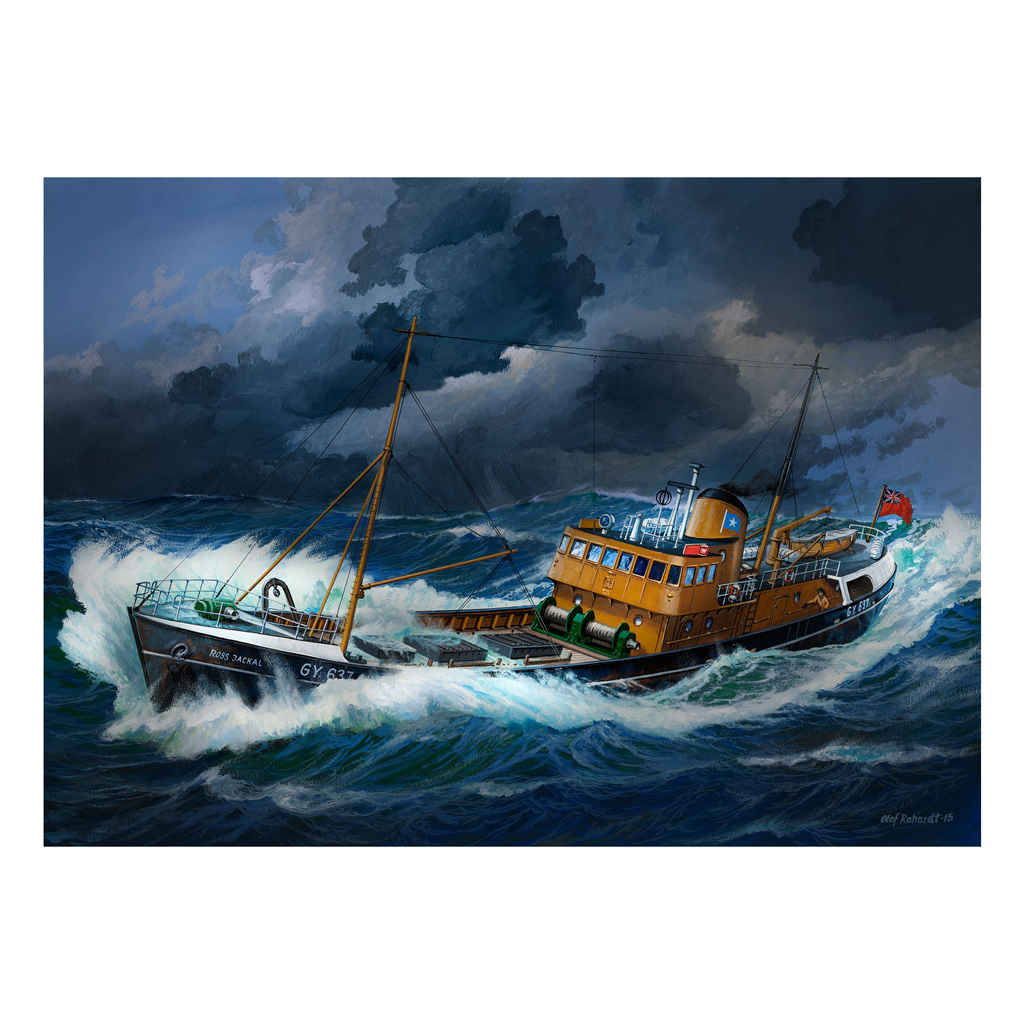 Збірна модель Revell Північноморський траулер рівень 3 масштаб 1:142 (RVL-05204) - зображення 9