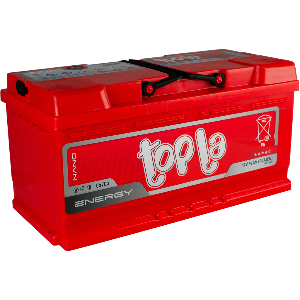 Акумулятор автомобільний Topla 92 Ah/12V Energy Euro (108 092) - зображення 1