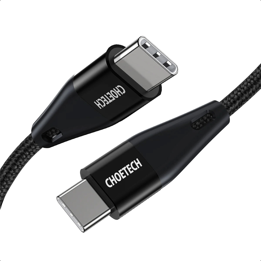 Дата кабель USB-C to USB-C 1.2m USB4.Gen 3 40 Gbps 240W Choetech (XCC-1040) - зображення 2