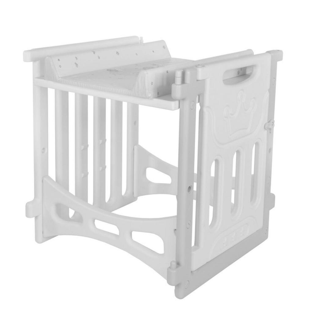 Ліжечко BabyHit Мультифункціональна 5 в 1 з круглим матрацом (73528) - зображення 4