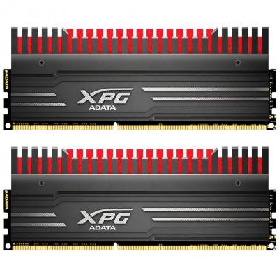 Модуль пам'яті для комп'ютера DDR3 16GB (2x8GB) 2400 MHz XPG V3-HS-R-G Black ADATA (AX3U2400W8G11-DBV-RG) - зображення 1