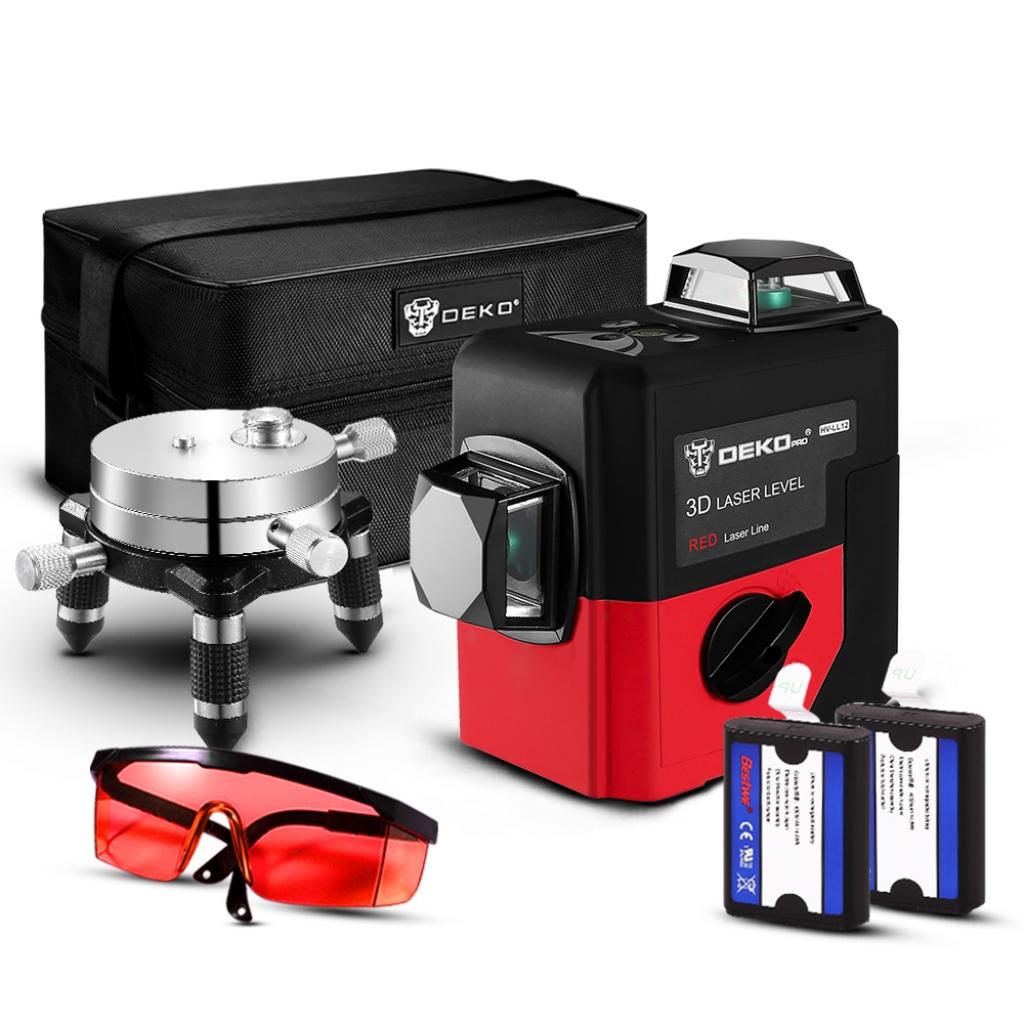 Лазерний нівелір Deko 3D LL12-HVRL (12164) - зображення 1