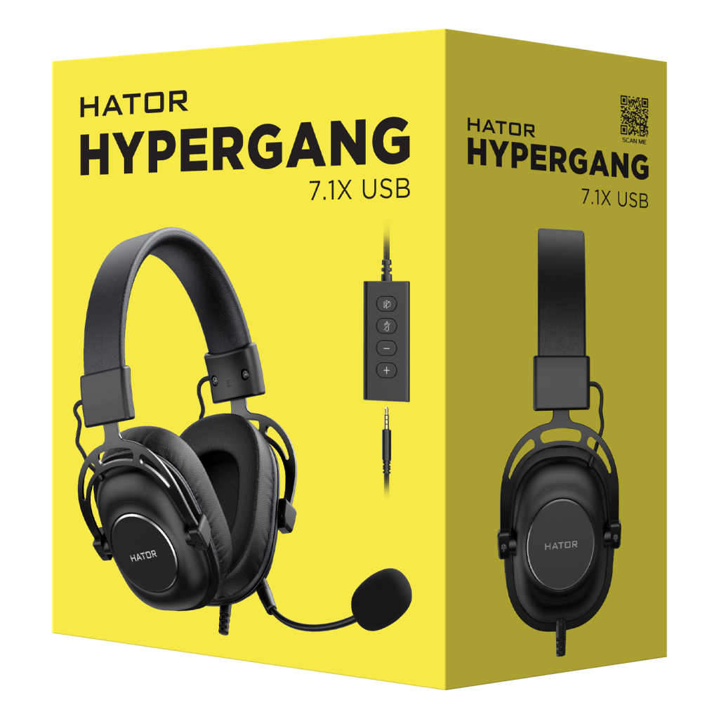 Навушники Hator Hypergang 7.1X USB Black (HTA-844) - зображення 6