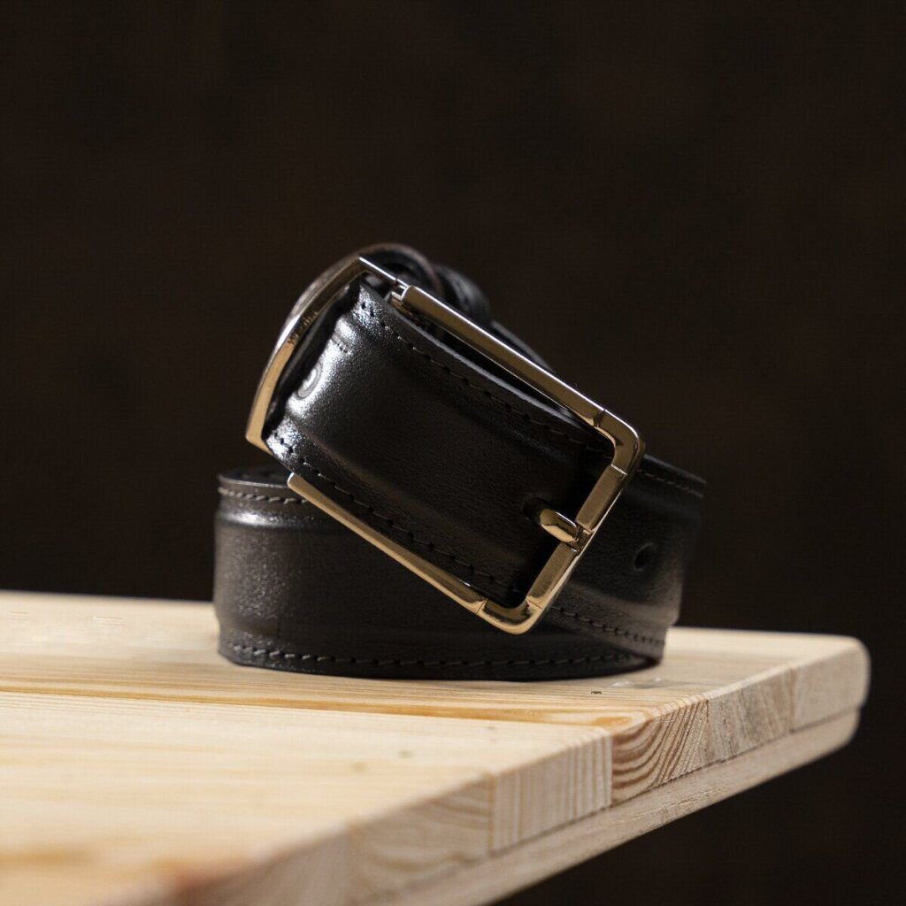 Ремінь Grande Pelle Брючний двосторонній Коричневий та Чорний (11155) - зображення 7