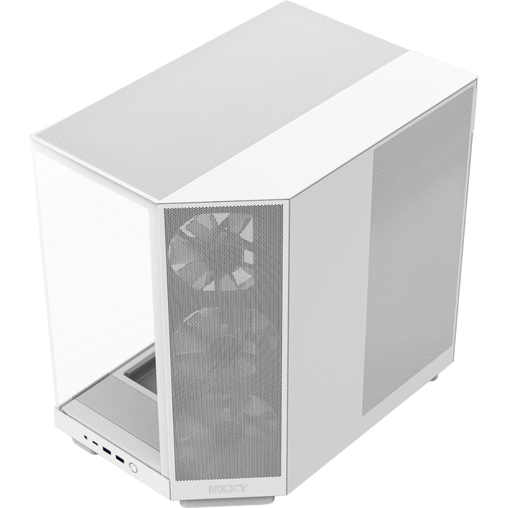 Корпус NZXT H6 Flow RGB All White (CC-H61FW-R1) - зображення 3