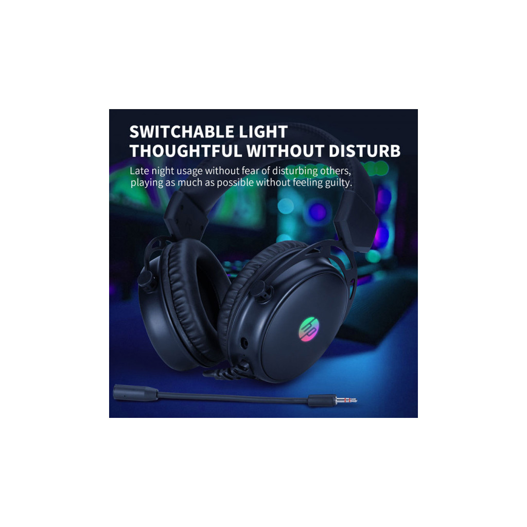 Навушники HP DHE-8005 Gaming USB 7.1 Black (DHE-8005U) - зображення 6