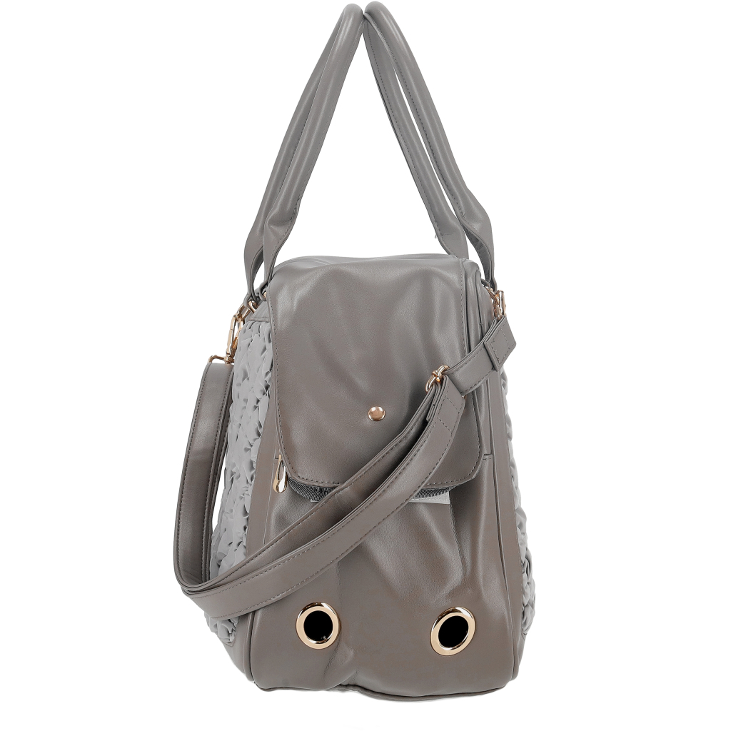 Переноска для тварин MISOKO&CO 40x19.5x30 см сіра (YIWUMSK70155) - зображення 3