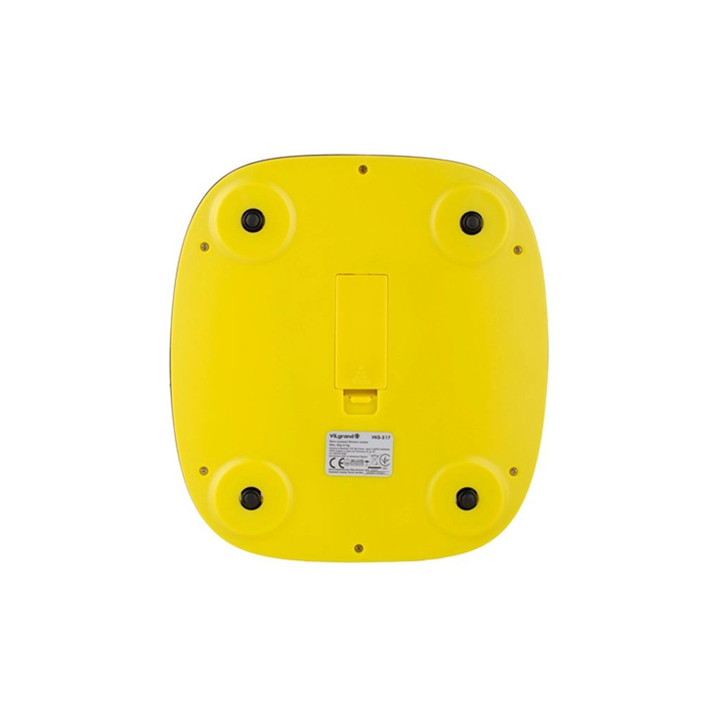 Ваги кухонні Erstech VKS-517 yellow - изображение 7