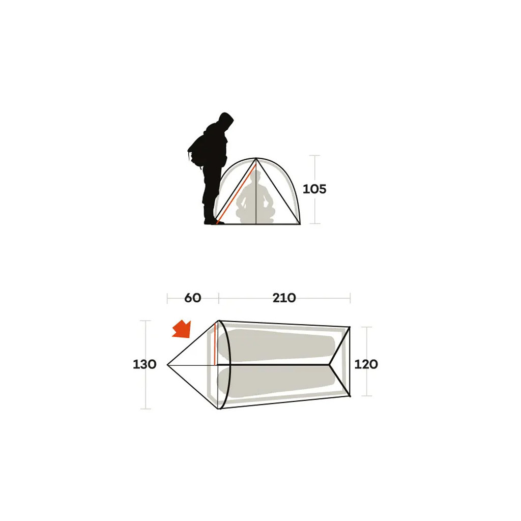 Намет Ferrino Thar 2 Sand (91040NSS) (929822) - зображення 5