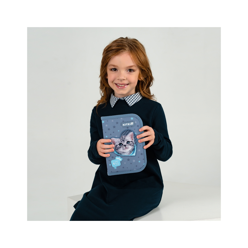 Пенал Kite 622-3 Studio Pets, 1 відділення, 2 відвороти (SP25-622-3) - зображення 7