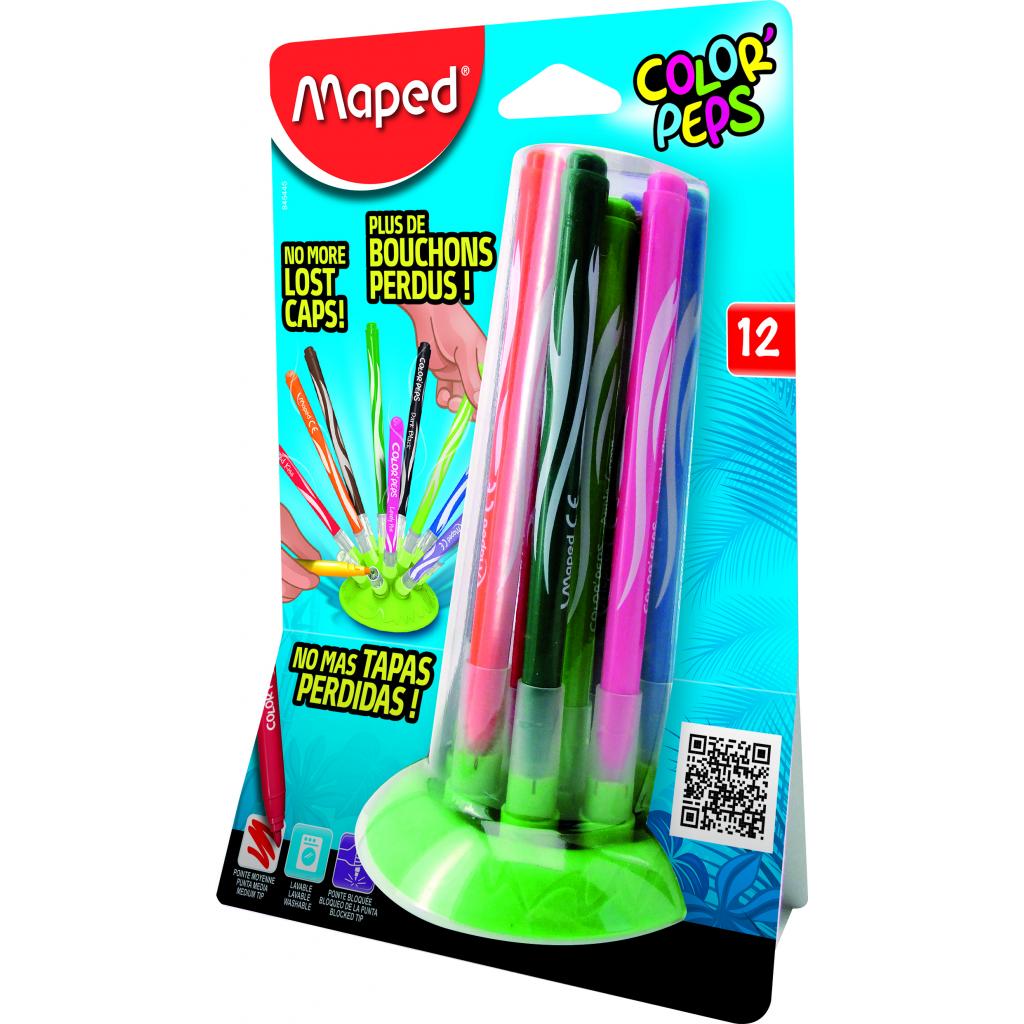 Фломастери Maped COLOR PEPS JUNGLE Innovation, 12 кол. (MP.845445) - изображение 2