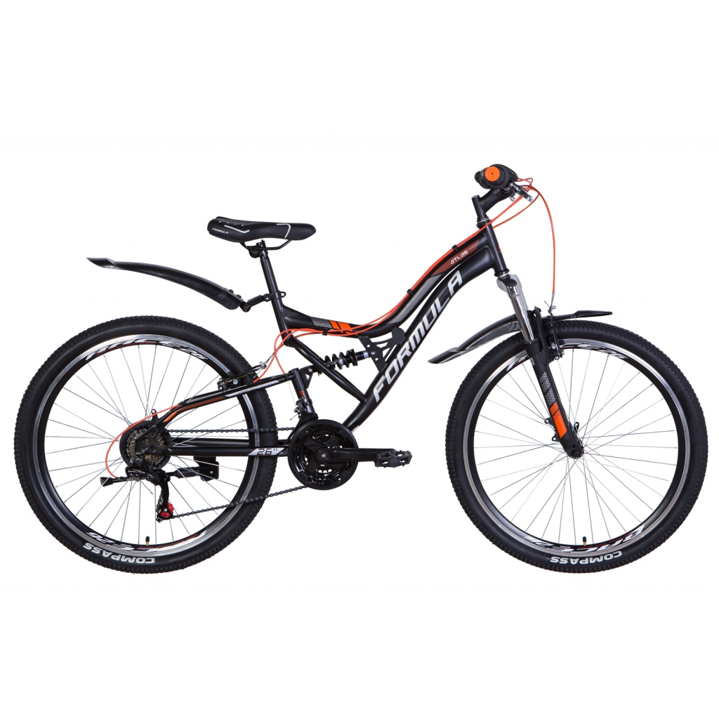 Велосипед Formula 26" ATLAS AM2 Vbr рама-17" 2021 Black/Orange (OPS-FR-26-453) - зображення 1