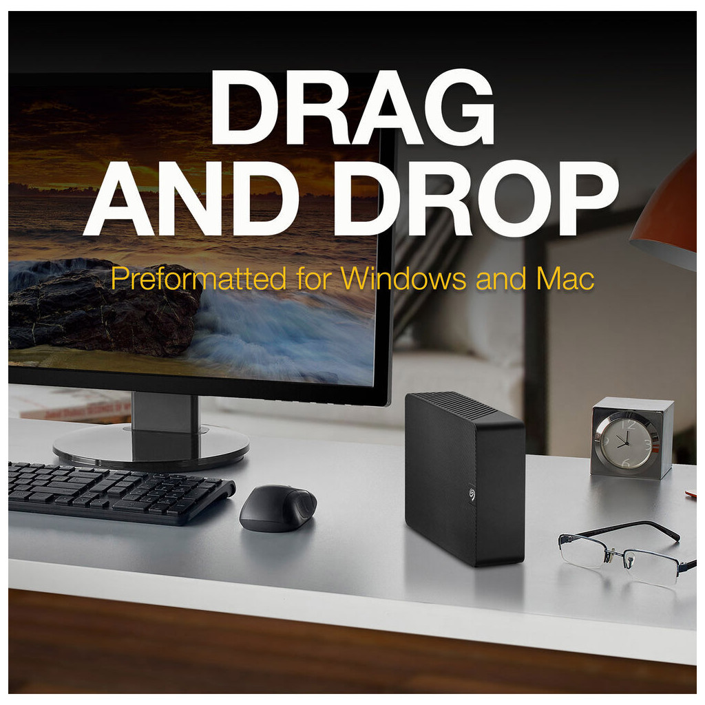 Зовнішній жорсткий диск 3.5" 10TB Expansion Desktop Seagate (STKP10000400) - изображение 10