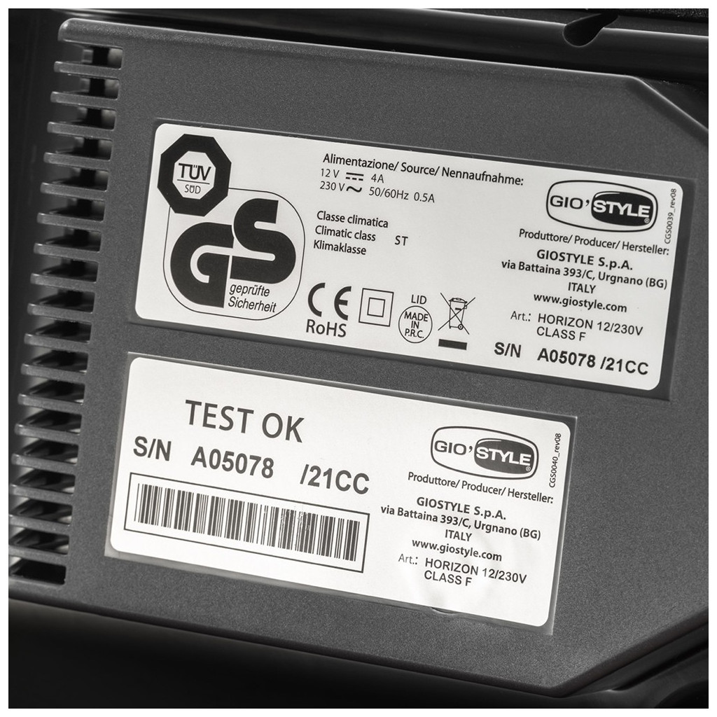 Автохолодильник Giostyle Horizon 20 12/220V (8000303310761) - изображение 4