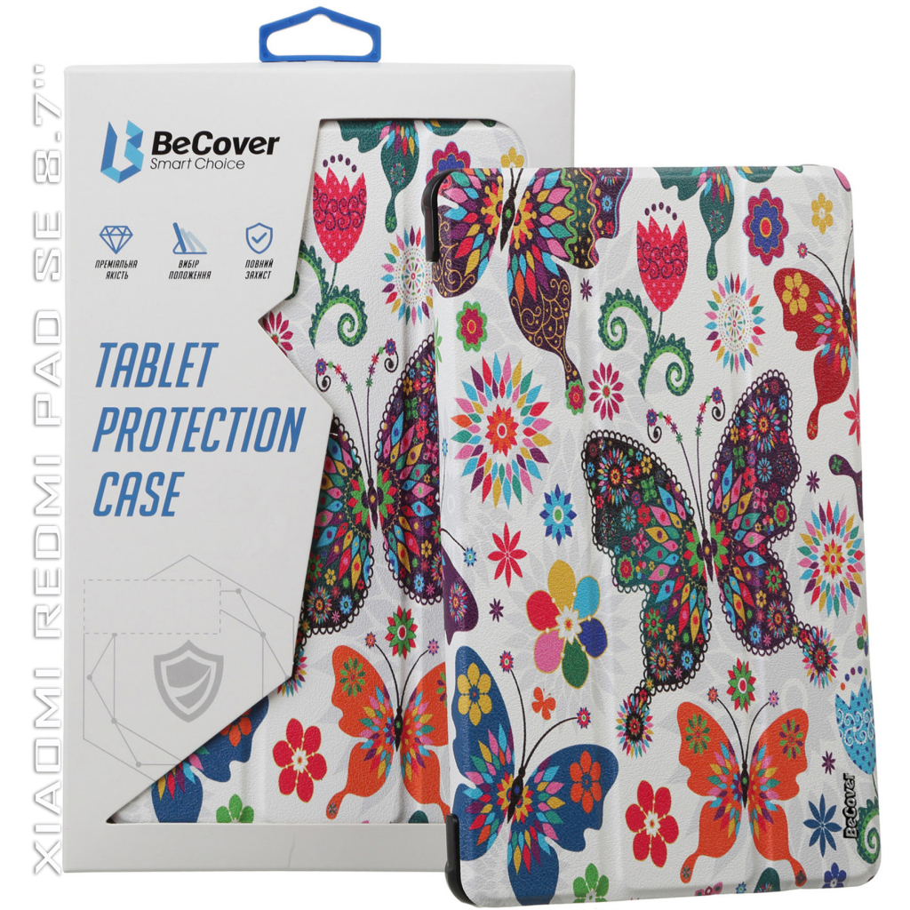 Чохол до планшета BeCover Smart Case Xiaomi Redmi Pad SE 8.7" Butterfly (711910) - зображення 7