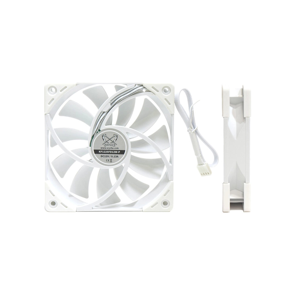 Кулер до корпусу Scythe Kaze Flex 120 White PWM (KF1225FD12W-P) - зображення 2