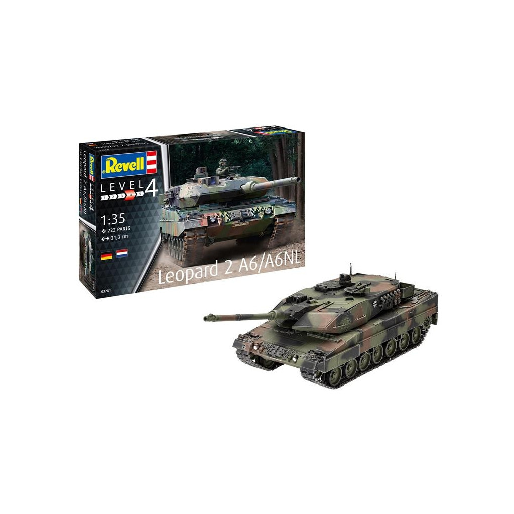 Збірна модель Revell Танк Леопард 2 A6/A6NL рівень 4 масштаб 1:35 (RVL-03281) - зображення 2