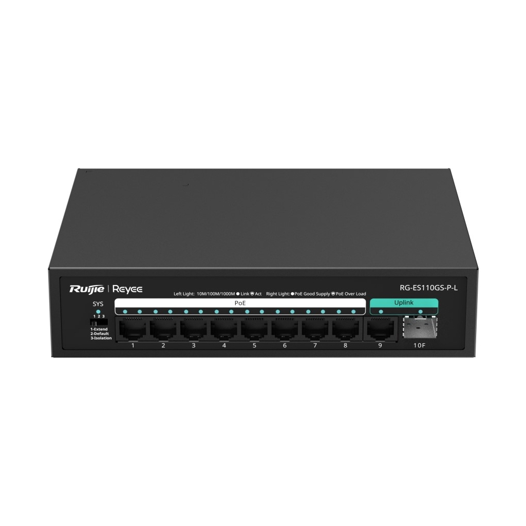 Комутатор мережевий Ruijie Networks RG-ES110GS-P-L - изображение 1