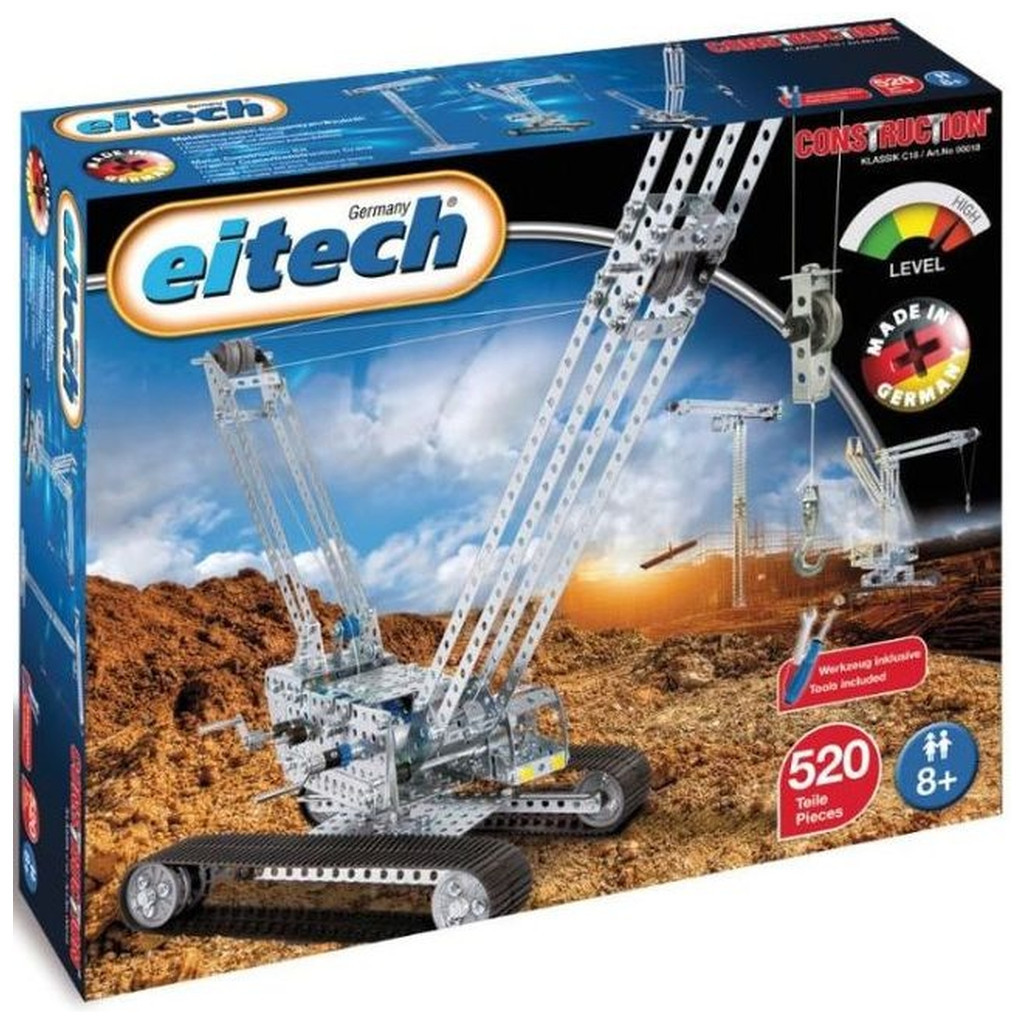 Конструктор Eitech Гусеничний будівельний кран (С18) - зображення 1