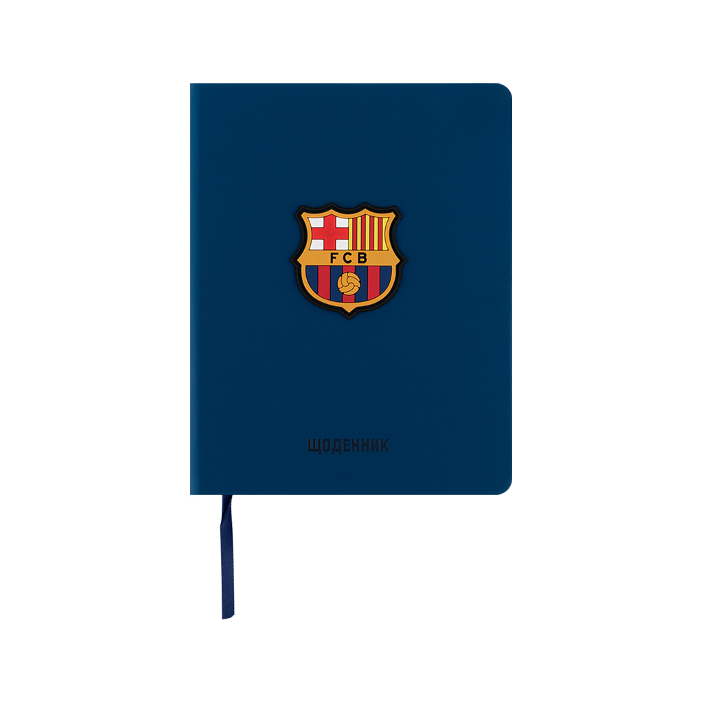 Щоденник шкільний Kite FC Barcelona, тверда обкладинка (BC25-264) - зображення 1