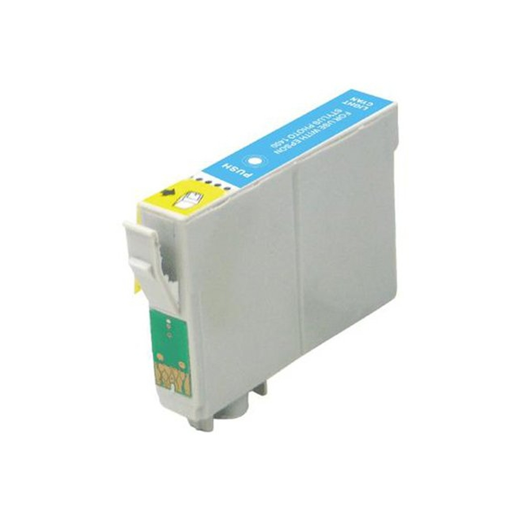 Картридж CHI Epson Stylus Photo R200/220/300/320/340/RX500/600/620/640/T0485, Light Cyan (T0485LC) - зображення 1