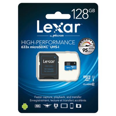 Карта пам'яті Lexar 128GB microSDXC class 10 UHS-I 4K (LSDMI128BBEU633A) - зображення 4