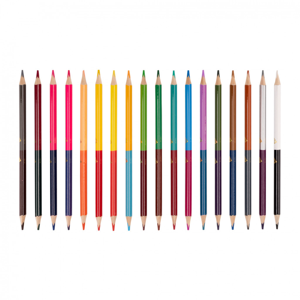 Олівці кольорові Yes Pusheen Balloons двосторонні 18 шт. 36 кол (290751) - зображення 2