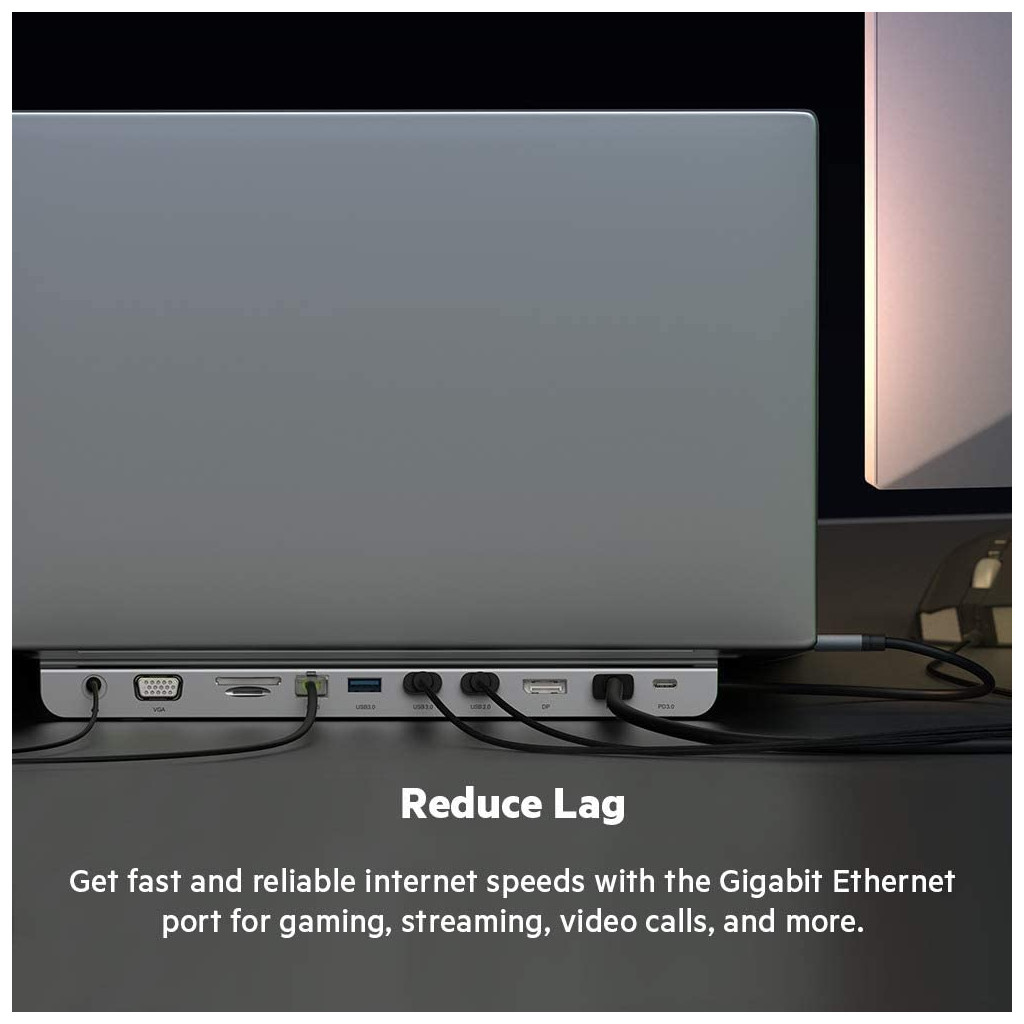 Концентратор Belkin USB-C 11-in-1 Multiport Dock (INC004BTSGY) - изображение 3