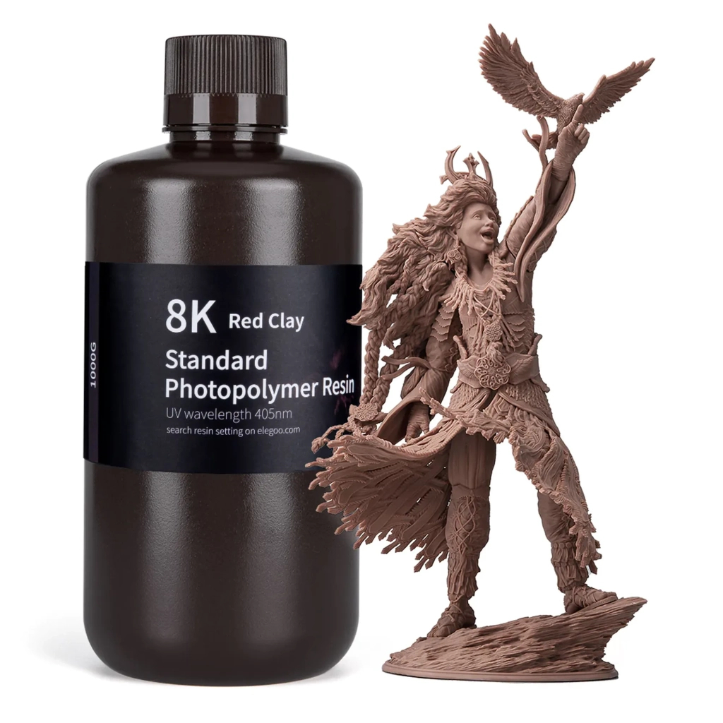 Фотополімерна смола ELEGOO Resin, Standard 8K 1кг, red clay (50.103.0132) - зображення 1